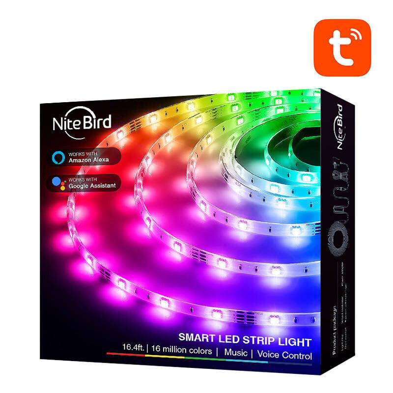 Viedā LED gaismas lente NiteBird SL3 (2x5m), Tuya цена и информация | LED lentes | 220.lv
