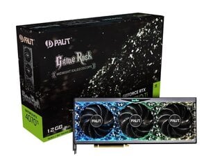 Palit GeForce RTX 4070 Ti GameRock (NED407T019K9-1045G) cena un informācija | Videokartes (GPU) | 220.lv