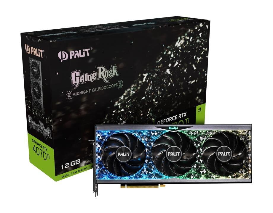 Palit GeForce RTX 4070 Ti GameRock (NED407T019K9-1045G) цена и информация | Videokartes (GPU) | 220.lv