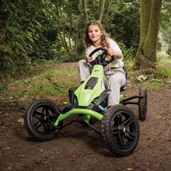 BERG Pedal Go-Kart RALLY DRT GREEN BFR 4-12 gadi līdz 60 kg цена и информация | Конструктор автомобилей игрушки для мальчиков | 220.lv