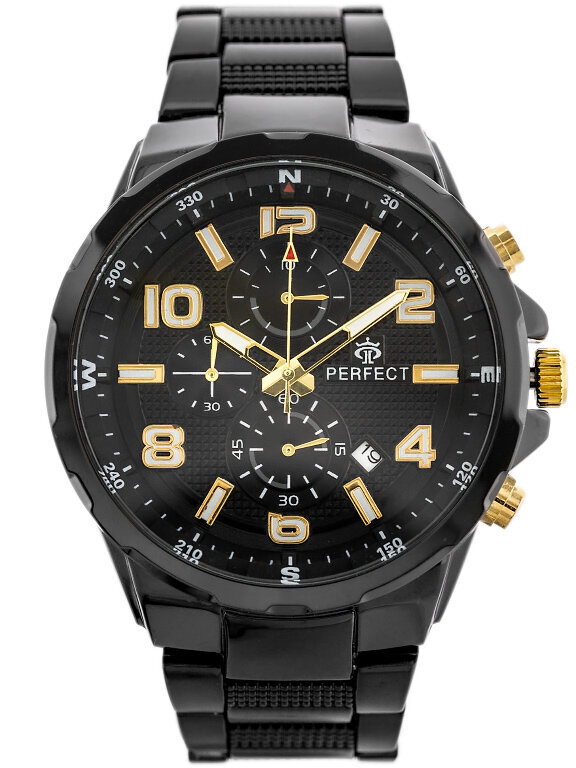 Vīriešu pulkstenis Perfect Ramon, tērauds cena un informācija | Vīriešu pulksteņi | 220.lv