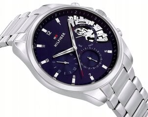 Tommy Hilfiger vīriešu pulkstenis, tērauds цена и информация | Мужские часы | 220.lv