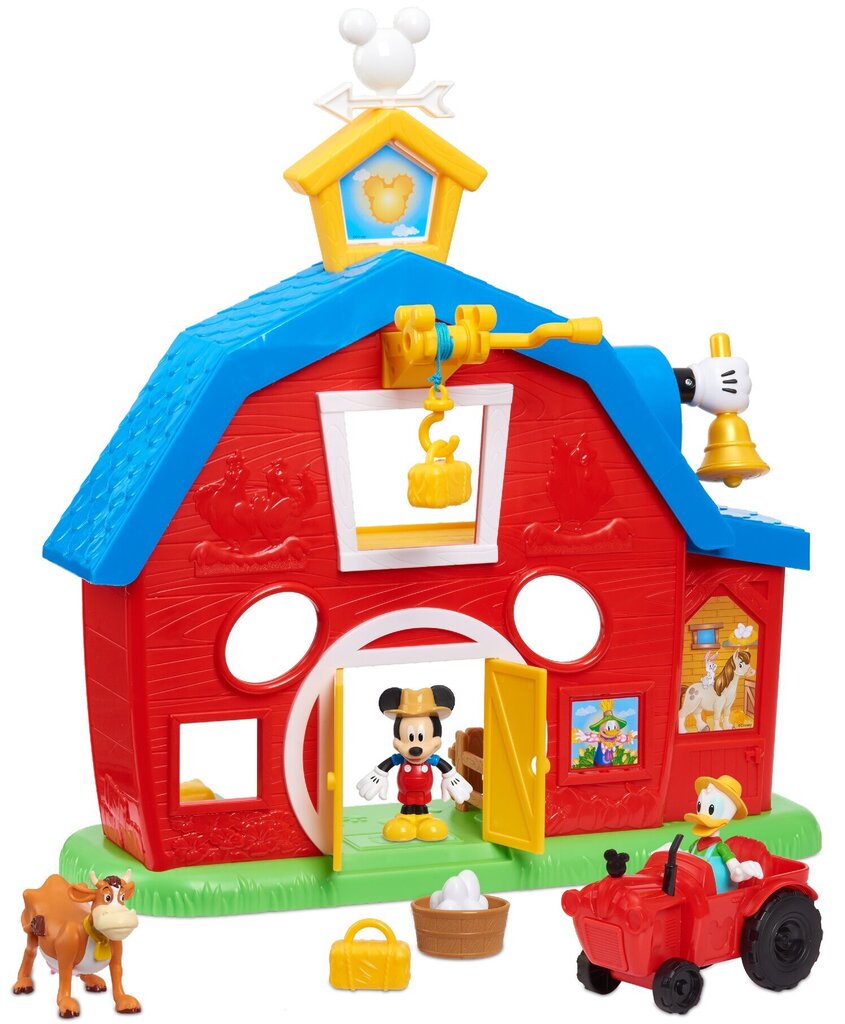 Mickey Mouse Farmhouse interaktīvais komplekts Just Play Disney cena un informācija | Rotaļlietas meitenēm | 220.lv