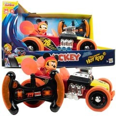 Auto Super Charged Hot Rod RC tālvadības pults Disney Mickey цена и информация | Конструктор автомобилей игрушки для мальчиков | 220.lv