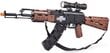 Celtniecības bloki Cada pistole AK-47 Kalašņikova šautene C61009W 738 el. cena un informācija | Konstruktori | 220.lv