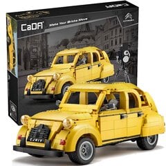 Būvkonstrukcijas Bloki Automobilis Citroen 2CV Cada C61026W 1238 gabaliņi цена и информация | Конструкторы и кубики | 220.lv