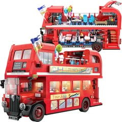 Bloki Cada Classic Londonas tūrisma autobuss, 1770 gab. цена и информация | Конструкторы и кубики | 220.lv