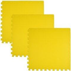 Putu puzle Humbi 3 gab. dzeltena 62 x 62 x 1 cm cena un informācija | Attīstošie paklājiņi | 220.lv