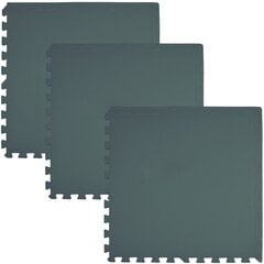 Putu puzle Humbi 3 gab. tumši zaļa 62 x 62 x 1 cm cena un informācija | Attīstošie paklājiņi | 220.lv