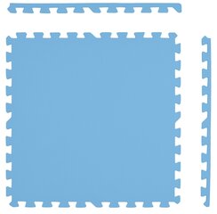 Putu puzles paklājiņš Humbi 2 gab zils 62 x 62 x 1 cm цена и информация | Развивающие коврики | 220.lv