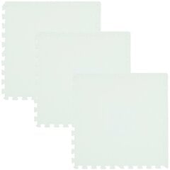 Putu puzles paklājiņš Humbi 3 gab. balts 62 x 62 x 1 cm cena un informācija | Attīstošie paklājiņi | 220.lv