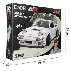 Būvkonstrukciju bloku komplekts balts Mazda RX-7 manga Initial-D Cada C61022W cena un informācija | Konstruktori | 220.lv