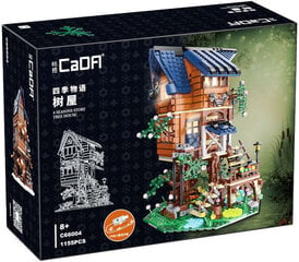 Bloki Cada Four Seasons Tree House 1155 el. LED gaisma C66004W cena un informācija | Konstruktori | 220.lv