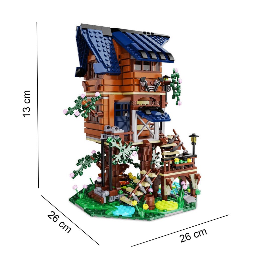 Bloki Cada Four Seasons Tree House 1155 el. LED gaisma C66004W cena un informācija | Konstruktori | 220.lv