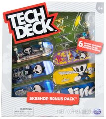 Komplekts Sk8Shop Tech Deck 6 deskorolek Bonus Pack Blind + aksesuāri цена и информация | Конструктор автомобилей игрушки для мальчиков | 220.lv