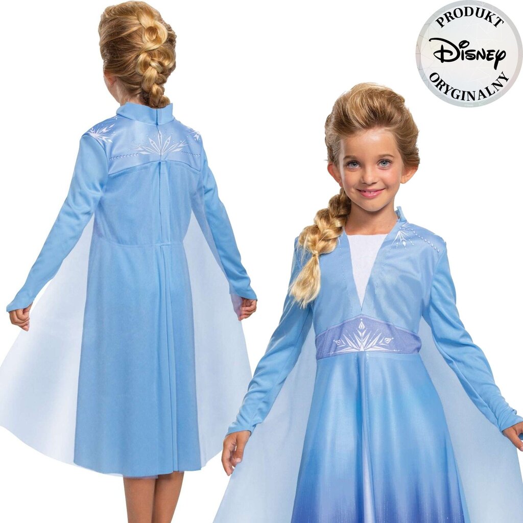 Bērnu karnevāla kostīms Disney Ledus laikmets Elsa 94-109 cm 3-4 gadi cena un informācija | Karnevāla kostīmi, maskas un parūkas | 220.lv