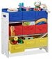 Kumode rotaļlietām, daudzkrāsaina цена и информация | Plaukti bērnu istabai | 220.lv