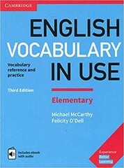 English Vocabulary in Use third ed Elementary with ebook цена и информация | Учебники | 220.lv