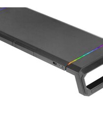 MARS GAMING MGS-ONE Monitora statīvs Chroma RGB / USB 2.0 cena un informācija | Portatīvo datoru dzesēšanas paliktņi un citi piederumi | 220.lv