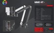 MARS GAMING MMIC-XT Studijas mikrofons ar mehānisku statīvu USB-C / 192Khz 24 bit cena un informācija | Mikrofoni | 220.lv