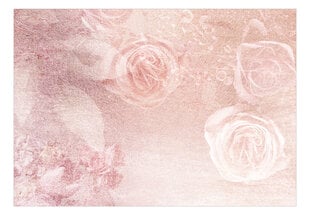 Fototapetes ar instrumentu un tapešu līmi - Romantiskas dienas (rozā krāsā), 400x280 cm cena un informācija | Fototapetes | 220.lv