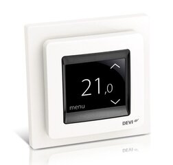 Electroniskais programmējamais termostats Devi Devireg Touch Polar White цена и информация | Нагревательные коврики для пола и зеркал | 220.lv