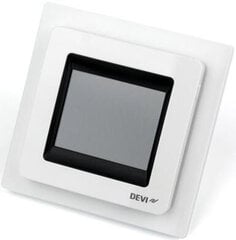 Electroniskais programmējamais termostats Devi Devireg Touch Polar White cena un informācija | Siltās grīdas | 220.lv