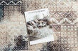 Neslīdošs paklājs PATCHWORK vintage, 100 cm cena un informācija | Paklāji | 220.lv