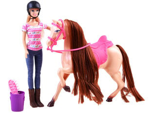 Кукла с лошадью и аксессуарами Anlily  цена и информация | Игрушки для девочек | 220.lv