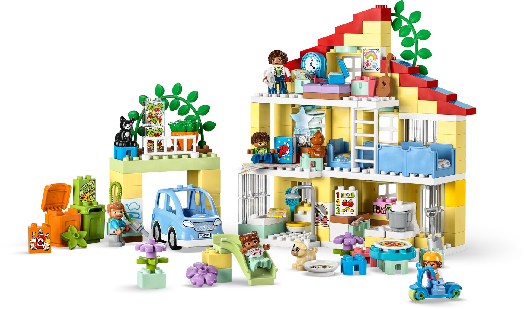 Семейный дом 10994 LEGO® DUPLO 3в1 цена | 220.lv