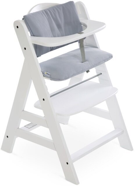Barošanas krēsla spilvens Hauck Deluxe, Stretch Grey cena un informācija | Barošanas krēsli | 220.lv