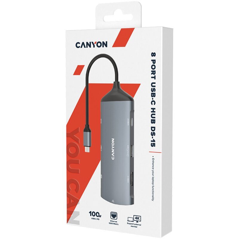 Canyon DS-15 cena un informācija | Adapteri un USB centrmezgli | 220.lv