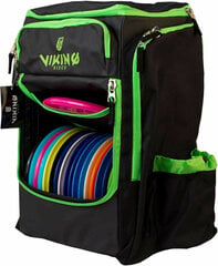 Disku golfa mugursoma Viking Discs Tour Bag, melna/zaļa cena un informācija | Disku golfs | 220.lv