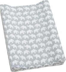 Доска для пеленания Rätt Start Elephant, серая, 49 x 66 см. цена и информация | Пеленальные доски и пеленки | 220.lv
