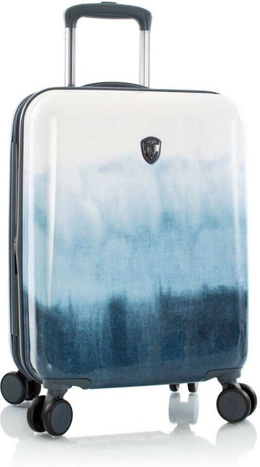 Mazs koferis Heys Tie-Dye Blue Fashion Spinner, zils/balts cena un informācija | Koferi, ceļojumu somas | 220.lv