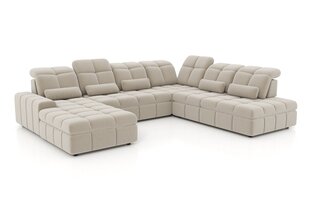 Stūra dīvāns Bogart Magnelio U II, labās puses variants, balts cena un informācija | Stūra dīvāni | 220.lv