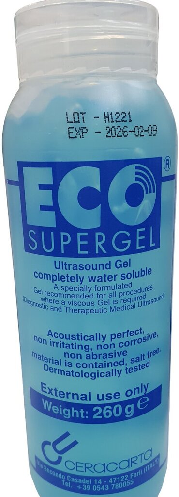 Ultraskaņas gels Angelsounds SuperGel Eco, 260ml цена и информация | Jaundzimušo aprūpes preces | 220.lv
