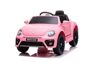 Одноместный детский электромобиль VW Beetle Dune Mini, розовый цвет цена и информация | Электромобили для детей | 220.lv