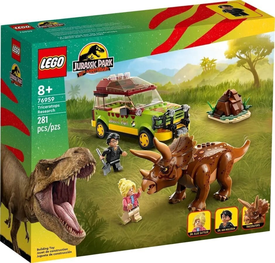 Конструктор LEGO Jurassic World: исследование трицератопса цена | 220.lv