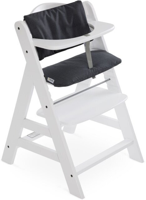 Barošanas krēsla spilvens Hauck Deluxe, Melange Charcoal cena un informācija | Barošanas krēsli | 220.lv