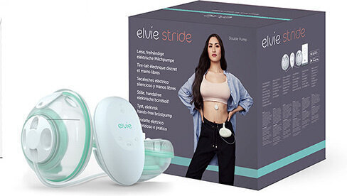 Elektriskais piena sūknis Elvie Stride Double Breast Pump цена и информация | Krūts piena pumpji | 220.lv