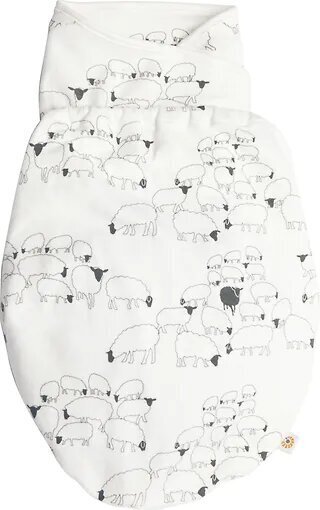 Guļammaiss Ergobaby Swaddler Sheep, 0-4 mēn. cena un informācija | Spilveni, guļammaisi, konverti jaundzimušajiem | 220.lv