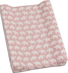 Доска для пеленания Rätt Start Elephant, розовая, 49 x 66 см. цена и информация | Пеленальные доски и пеленки | 220.lv