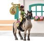 Jātnieka istaba ar dzīvnieku figūriņām Schleich Horse Club цена и информация | Rotaļlietas meitenēm | 220.lv
