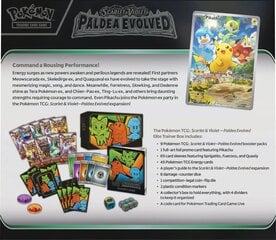 Карты Pokemon Scarlet & Violet 2: Paldea Evolved Elite Trainer Box, EN цена и информация | Настольные игры, головоломки | 220.lv