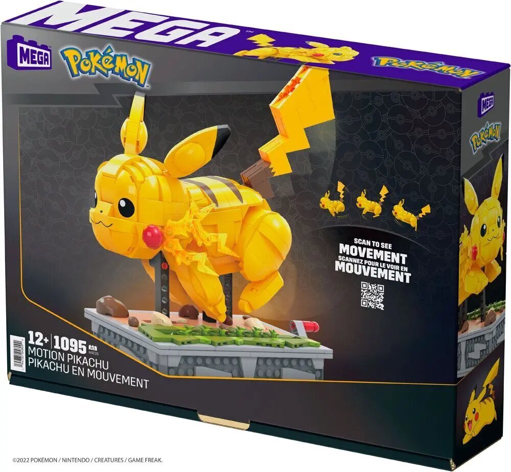 Konstruktors Mega Blocks Pokemon Pikachu, 1092 cena un informācija | Konstruktori | 220.lv