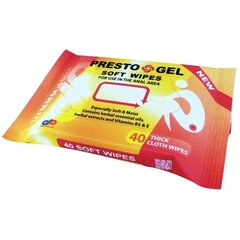 Влажные салфетки Presto Gel, 40 шт . цена и информация | Товары для интимной гигиены | 220.lv