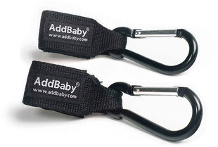 Крючки на ручки коляски AddBaby, 2 шт цена и информация | Аксессуары для колясок | 220.lv