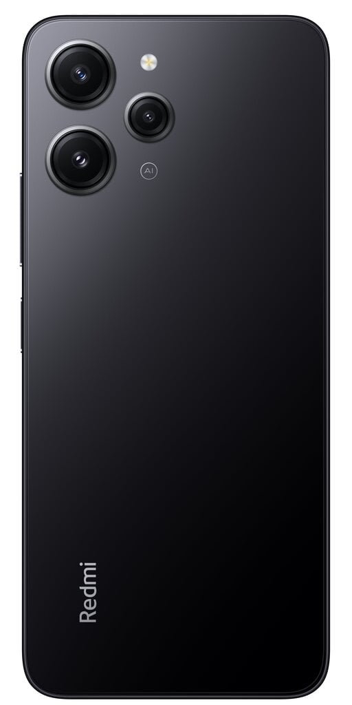 Xiaomi Redmi 12 4/128GB MZB0EB5EU Midnight Black цена и информация | Mobilie telefoni | 220.lv