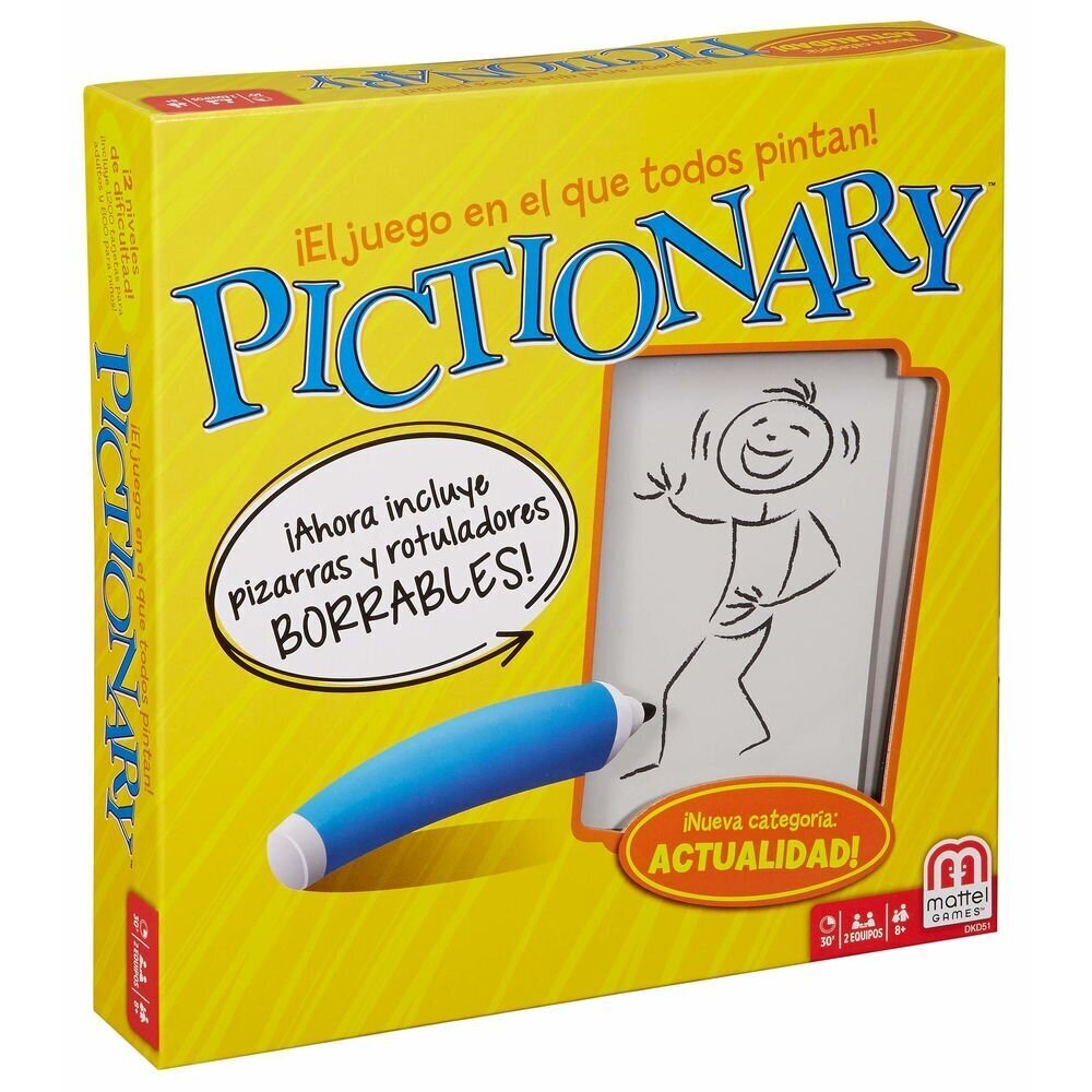 Spēlētāji Mattel PICTIONARY cena un informācija | Galda spēles | 220.lv